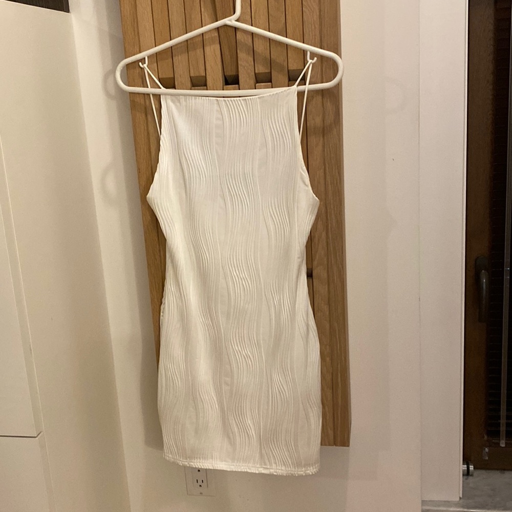 White Tight Cami Dress